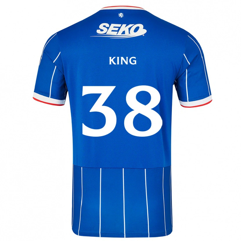 Danxen Mulher Camisola Leon King #38 Vermelho Azul Branco Principal 2026/27 Camisa Brasil