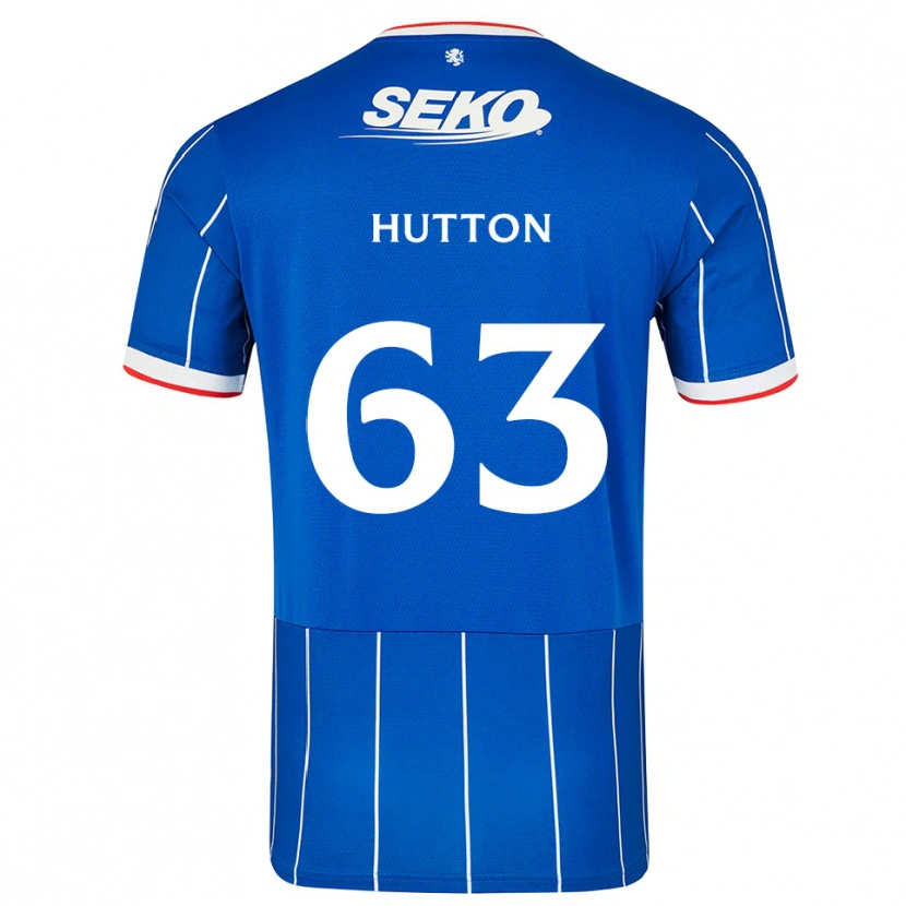 Danxen Mulher Camisola Zander Hutton #63 Vermelho Azul Branco Principal 2026/27 Camisa Brasil