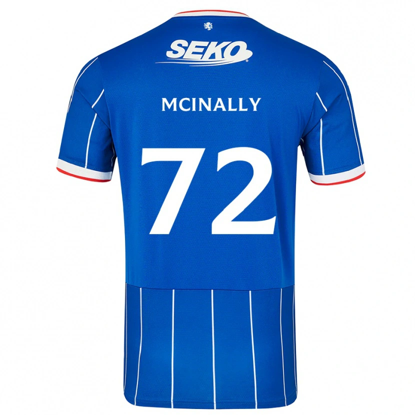 Danxen Mulher Camisola Darren Mcinally #72 Vermelho Azul Branco Principal 2026/27 Camisa Brasil
