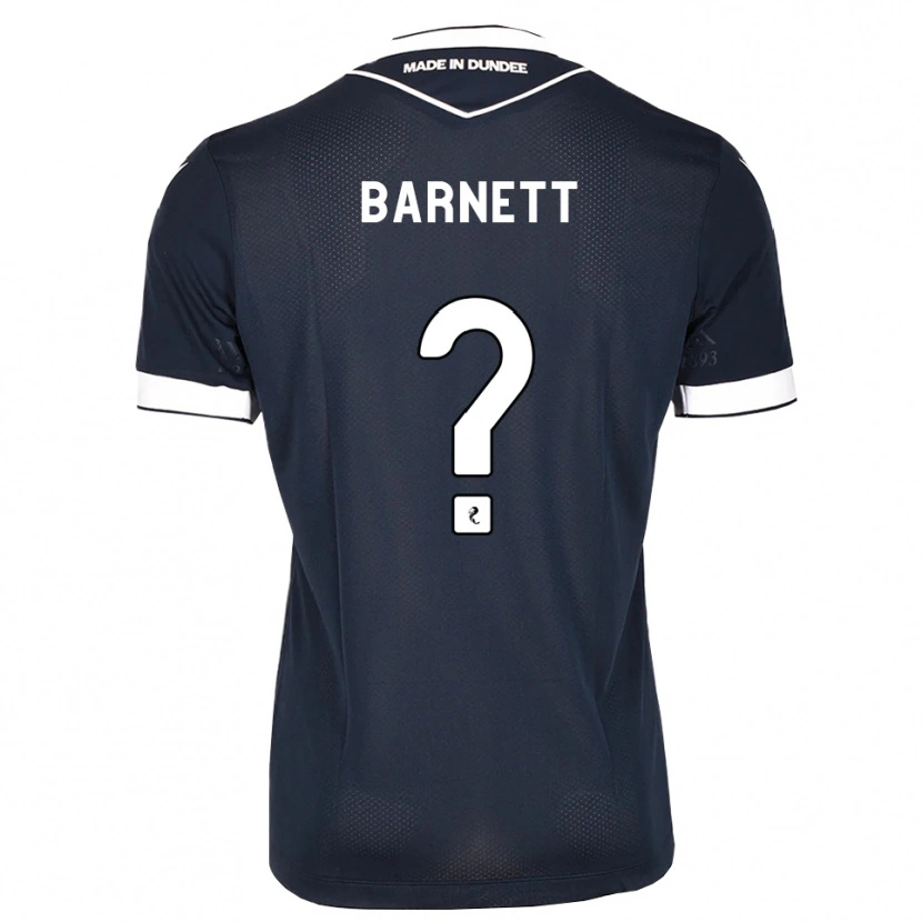Danxen Mulher Camisola Alex Barnett #0 Azul Meia-Noite Branco Principal 2026/27 Camisa Brasil
