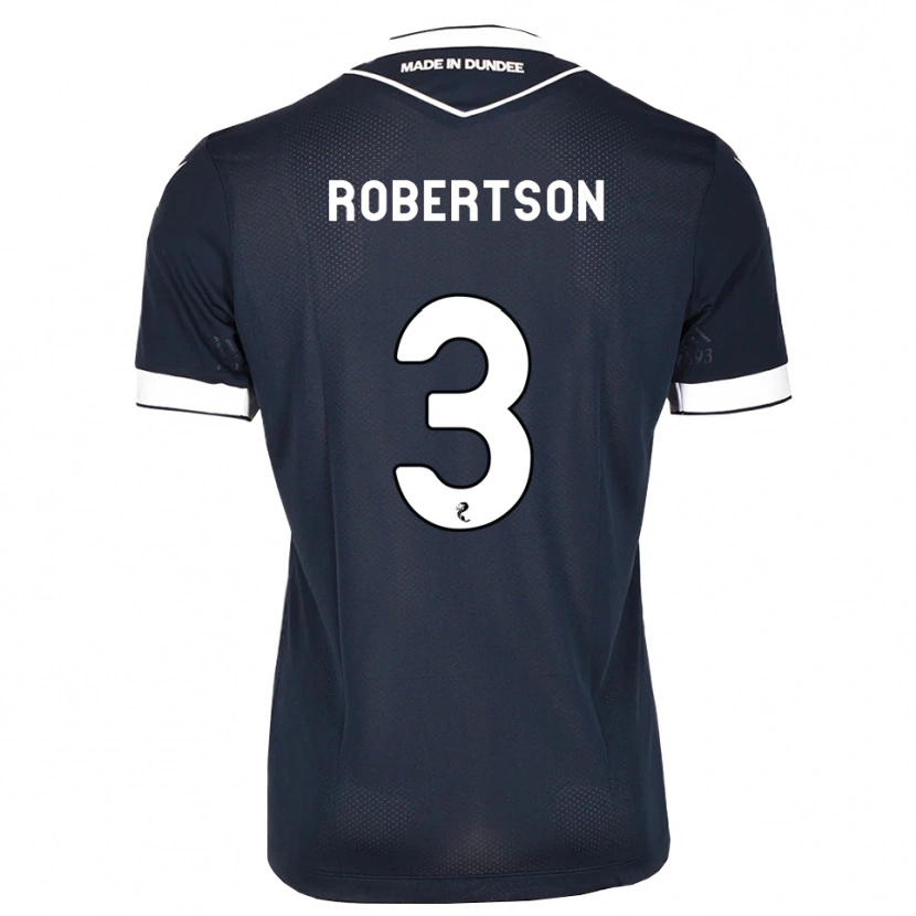 Danxen Mulher Camisola Clark Robertson #3 Azul Meia-Noite Branco Principal 2026/27 Camisa Brasil