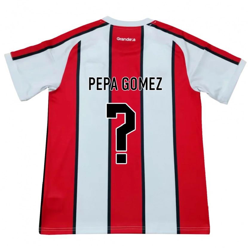 Danxen Mulher Camisola Romina Celeste Gómez #0 Branco Vermelho Preto Alternativa 2026/27 Camisa Brasil