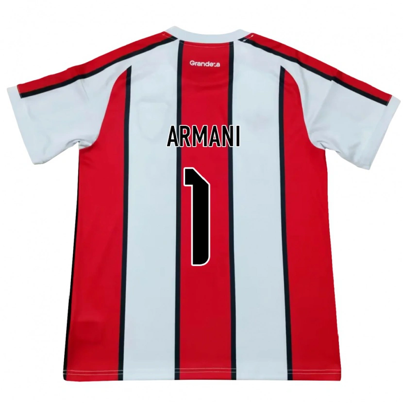 Danxen Mulher Camisola Franco Armani #1 Branco Vermelho Preto Alternativa 2026/27 Camisa Brasil