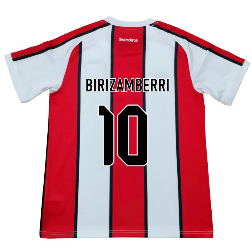 Danxen Mulher Camisola María Carolina Birizamberri Rivero #10 Branco Vermelho Preto Alternativa 2026/27 Camisa Brasil