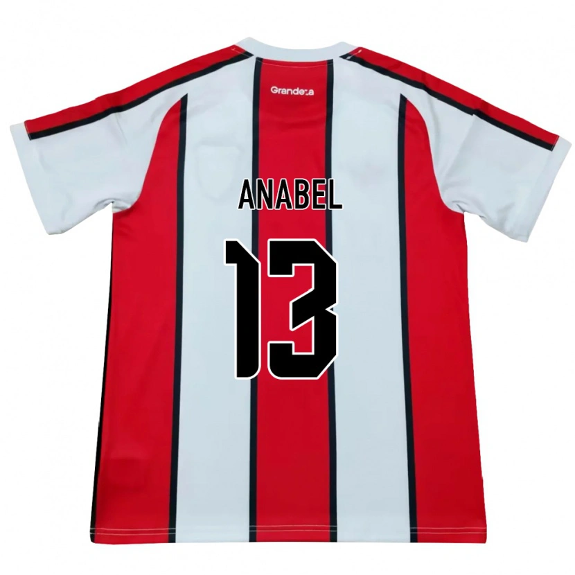 Danxen Mulher Camisola Giuliana Anabel González Ranzuglia #13 Branco Vermelho Preto Alternativa 2026/27 Camisa Brasil