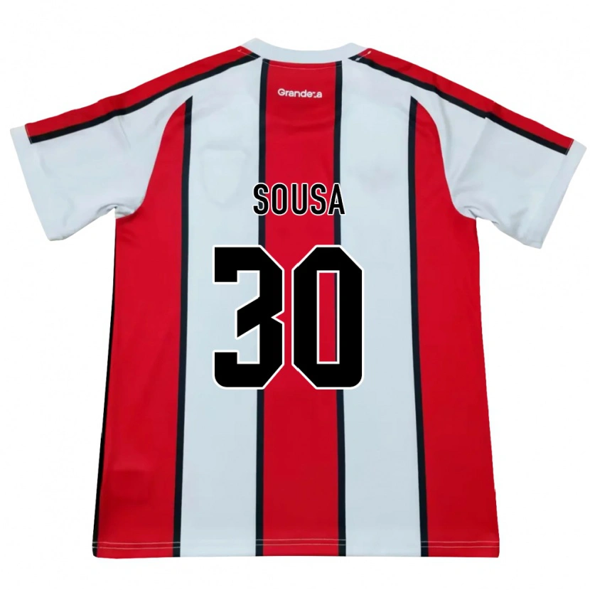 Danxen Mulher Camisola Ludmila Sousa #30 Branco Vermelho Preto Alternativa 2026/27 Camisa Brasil