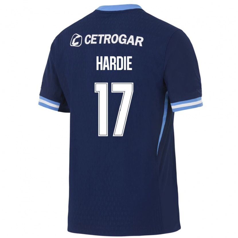 Danxen Mulher Camisola Tamara Hardie #17 Azul Real Azul Claro Branco Alternativa 2026/27 Camisa Brasil