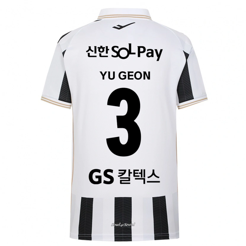 Danxen Mulher Camisola Yu-Geon Kim #3 Branco Preto Alternativa 2026/27 Camisa Brasil