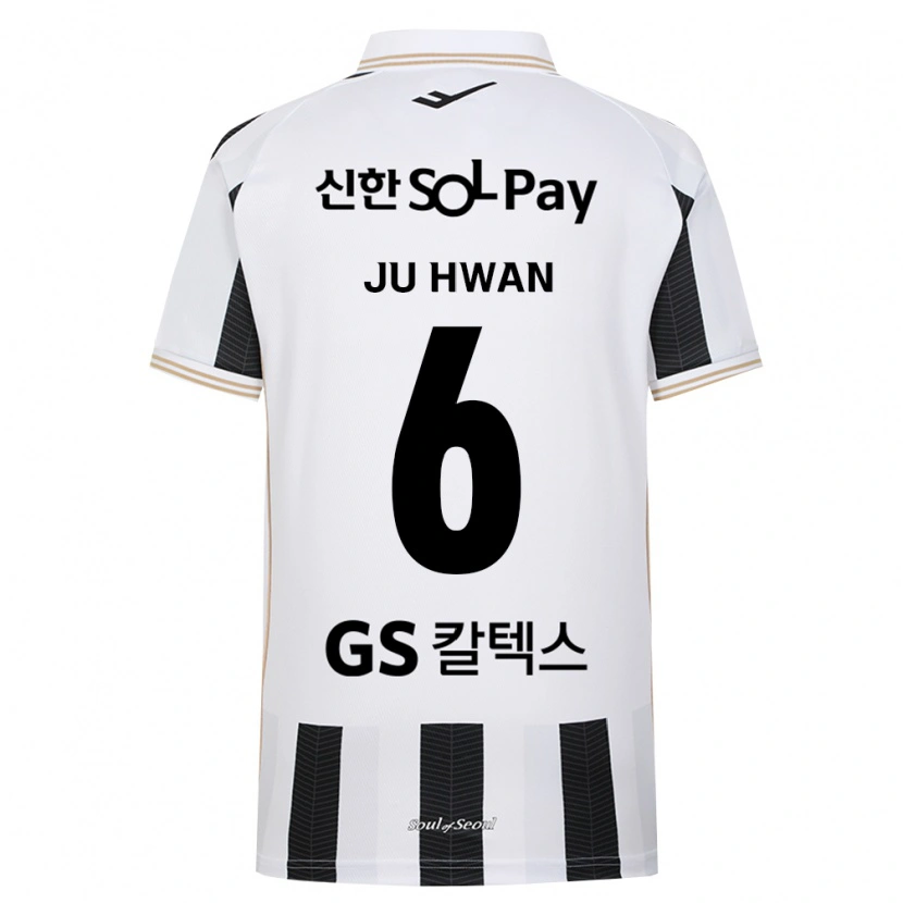 Danxen Mulher Camisola Ju-Hwan Lee #6 Branco Preto Alternativa 2026/27 Camisa Brasil