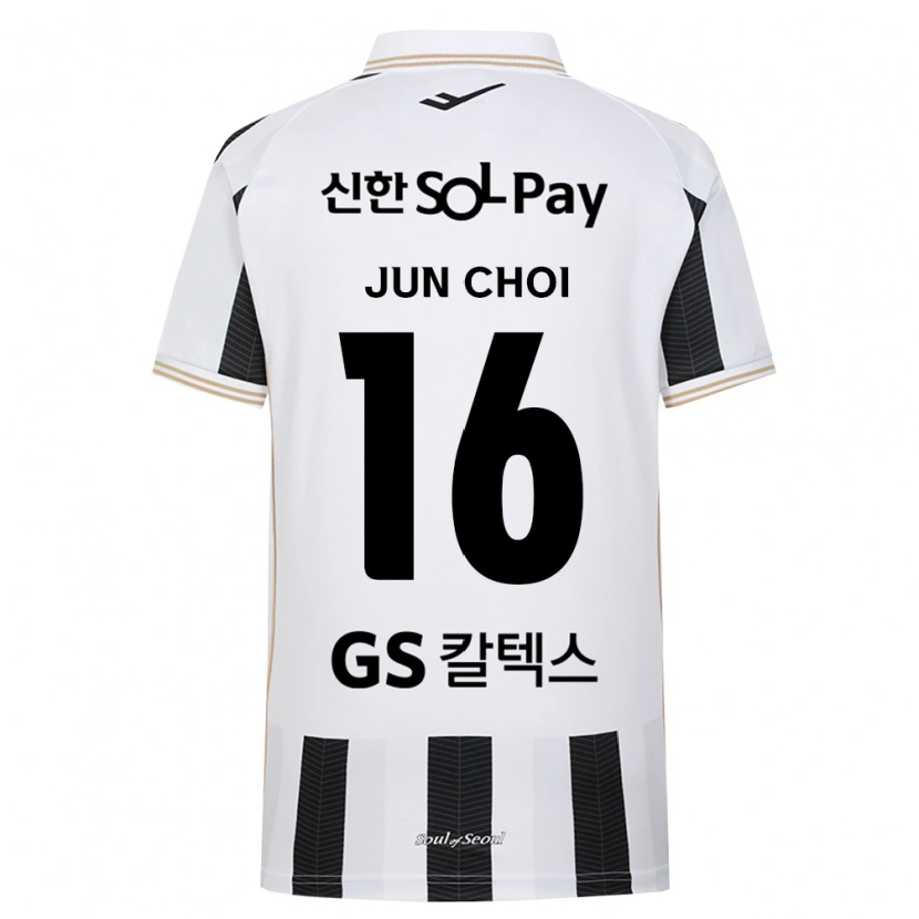 Danxen Mulher Camisola Jun Choi #16 Branco Preto Alternativa 2026/27 Camisa Brasil