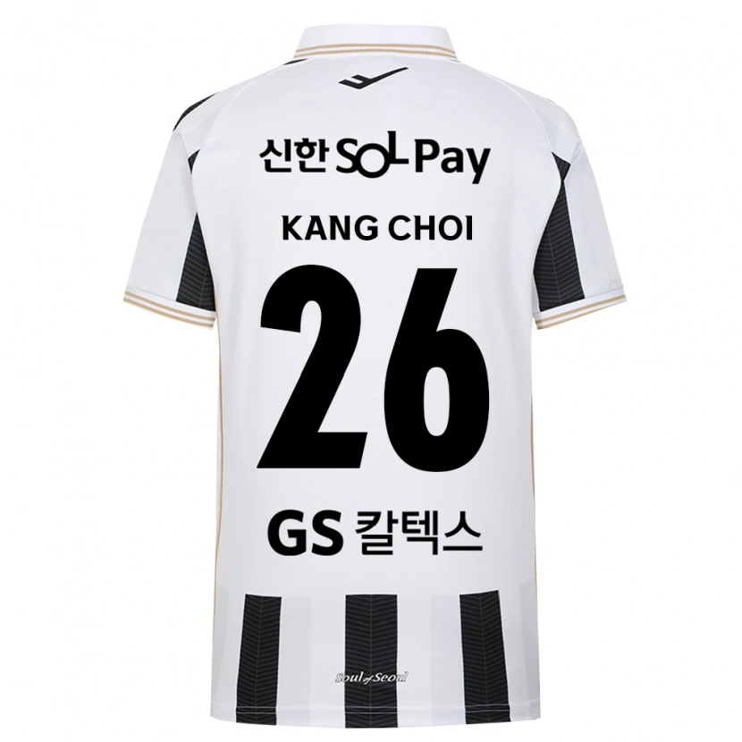 Danxen Mulher Camisola Kang Choi #26 Branco Preto Alternativa 2026/27 Camisa Brasil
