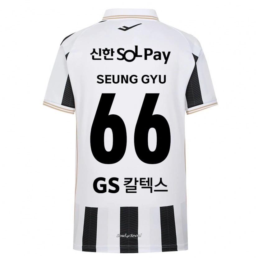 Danxen Mulher Camisola Seung-Gyu Han #66 Branco Preto Alternativa 2026/27 Camisa Brasil