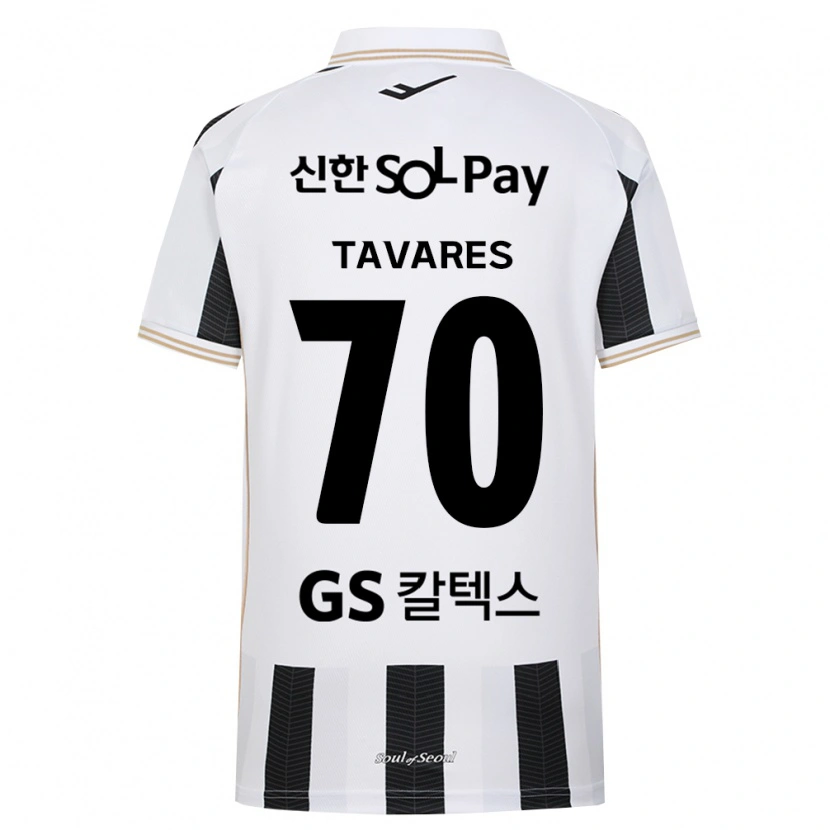Danxen Mulher Camisola Ronaldo Tavares #70 Branco Preto Alternativa 2026/27 Camisa Brasil