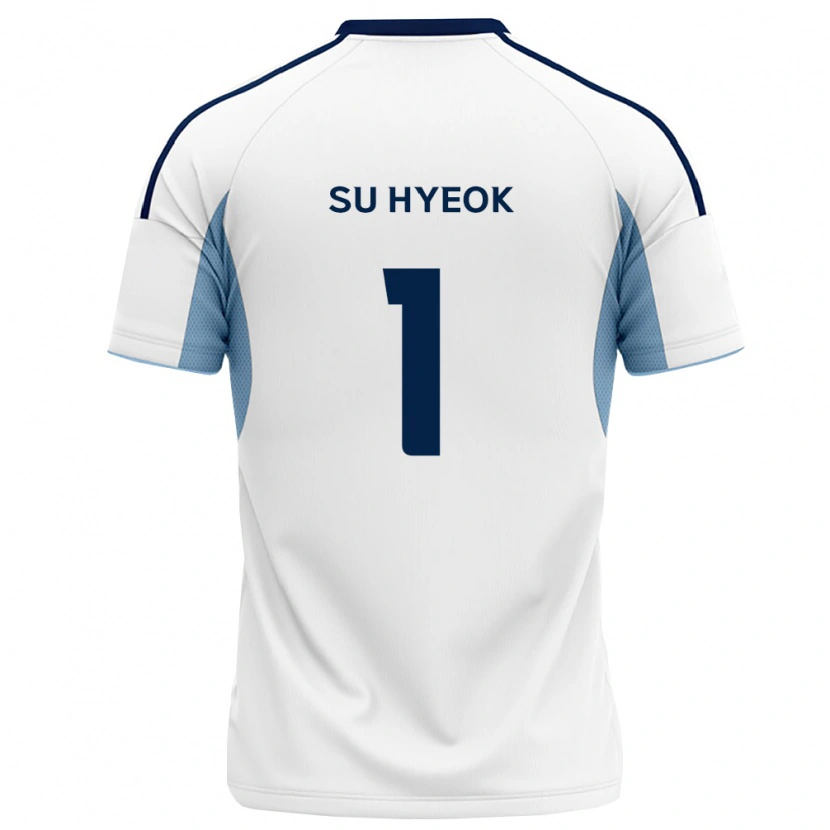 Danxen Mulher Camisola Su-Hyeok Jo #1 Azul Real Branco Alternativa 2026/27 Camisa Brasil