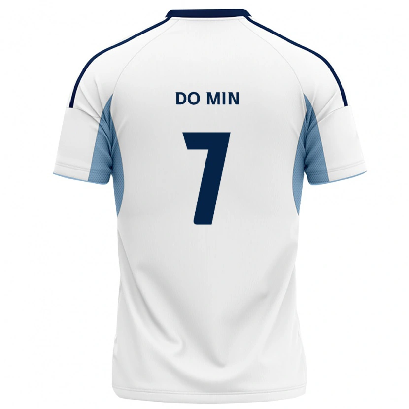 Danxen Mulher Camisola Do-Min Kim #7 Azul Real Branco Alternativa 2026/27 Camisa Brasil
