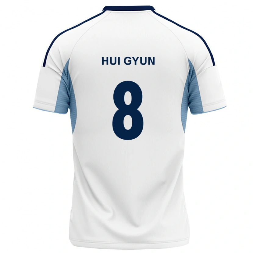 Danxen Mulher Camisola Hui-Gyun Lee #8 Azul Real Branco Alternativa 2026/27 Camisa Brasil