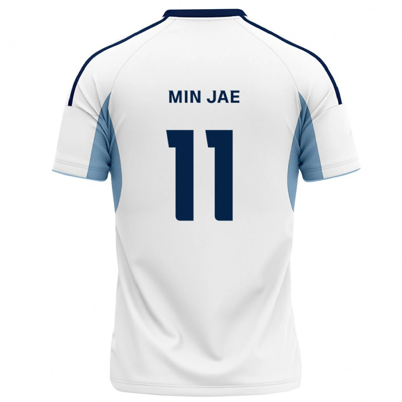 Danxen Mulher Camisola Min-Jae Jo #11 Azul Real Branco Alternativa 2026/27 Camisa Brasil