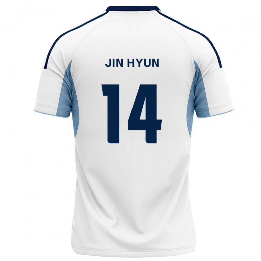 Danxen Mulher Camisola Jin-Hyun Lee #14 Azul Real Branco Alternativa 2026/27 Camisa Brasil
