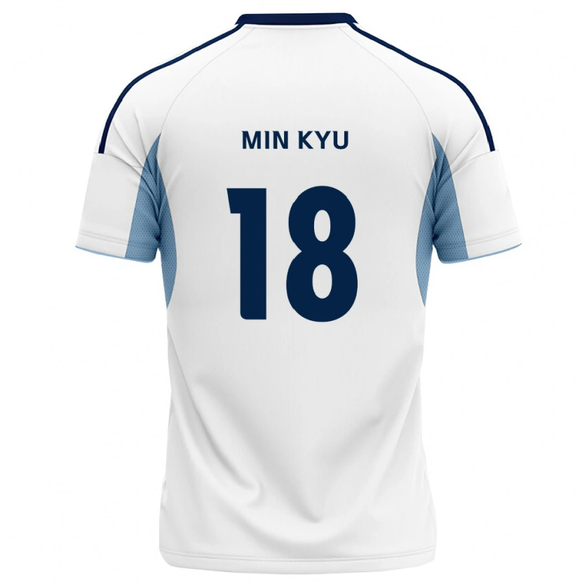 Danxen Mulher Camisola Min-Kyu Joo #18 Azul Real Branco Alternativa 2026/27 Camisa Brasil