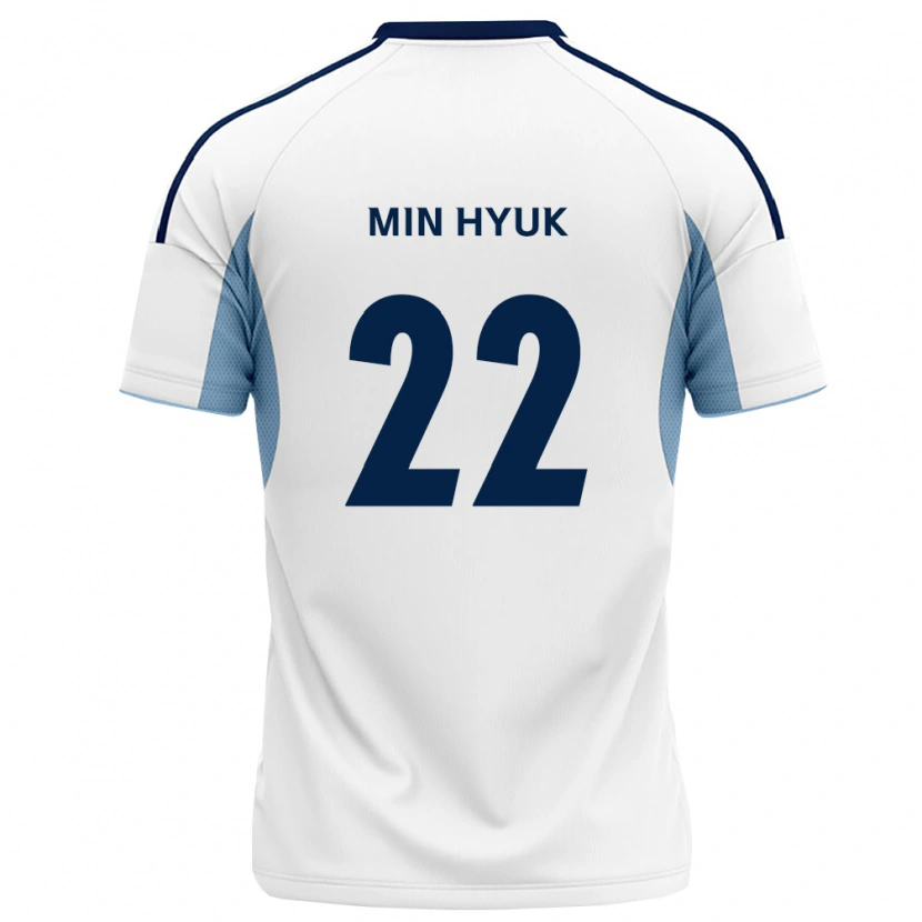 Danxen Mulher Camisola Min-Hyuk Lee #22 Azul Real Branco Alternativa 2026/27 Camisa Brasil