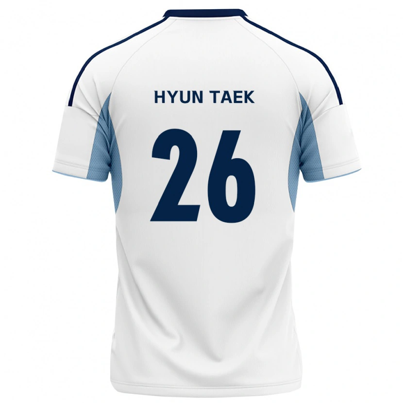 Danxen Mulher Camisola Hyun-Taek Cho #26 Azul Real Branco Alternativa 2026/27 Camisa Brasil