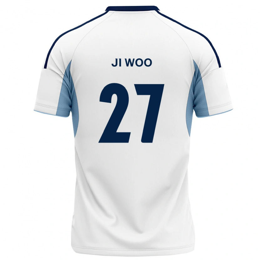 Danxen Mulher Camisola Ji-Woo Lee #27 Azul Real Branco Alternativa 2026/27 Camisa Brasil