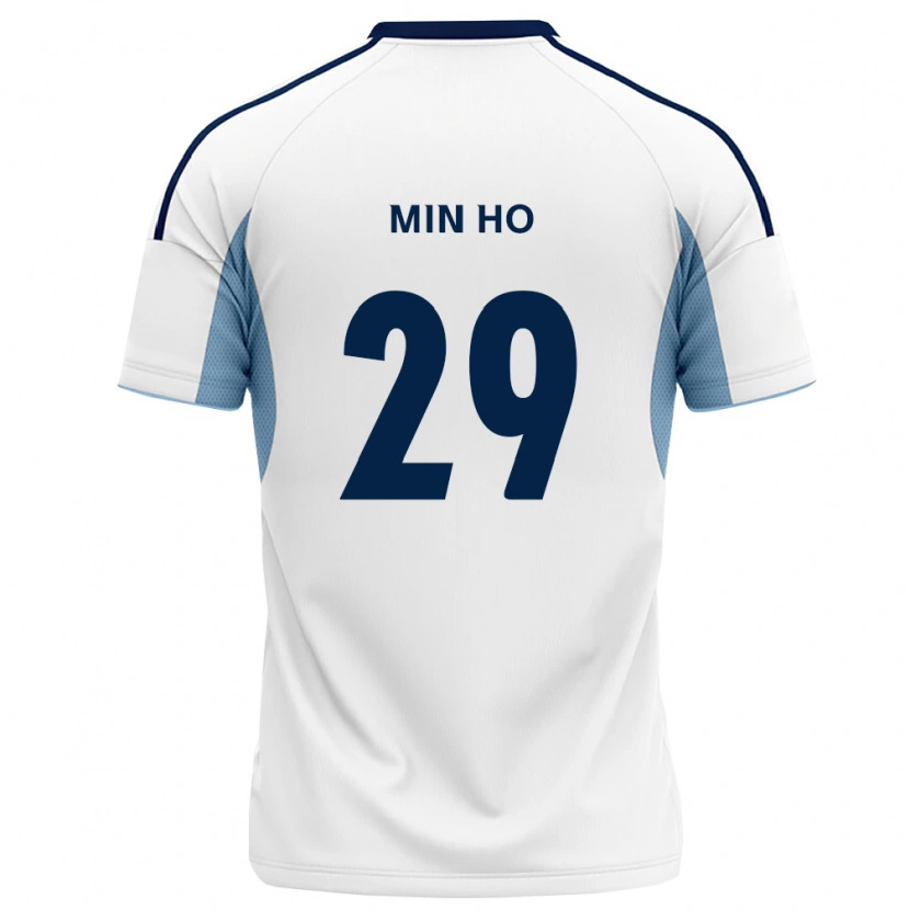 Danxen Mulher Camisola Min-Ho Yeo #29 Azul Real Branco Alternativa 2026/27 Camisa Brasil