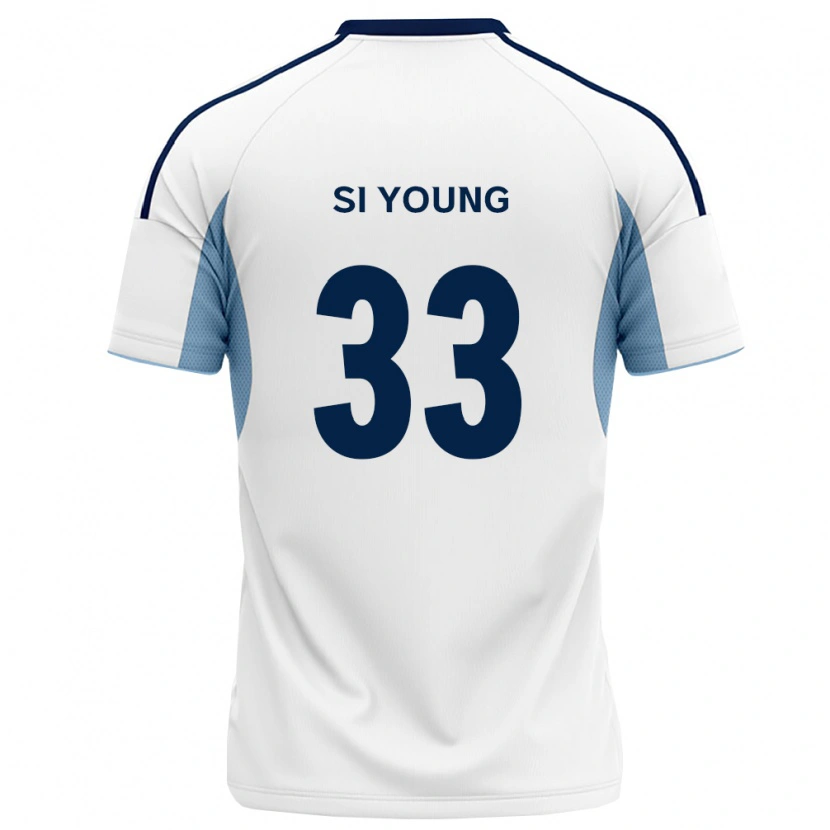 Danxen Mulher Camisola Si-Young Jang #33 Azul Real Branco Alternativa 2026/27 Camisa Brasil