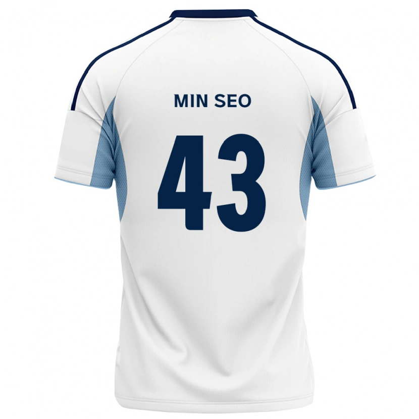 Danxen Mulher Camisola Min-Seo Jo #43 Azul Real Branco Alternativa 2026/27 Camisa Brasil