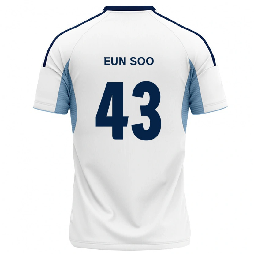 Danxen Mulher Camisola Eun-Soo Choi #43 Azul Real Branco Alternativa 2026/27 Camisa Brasil