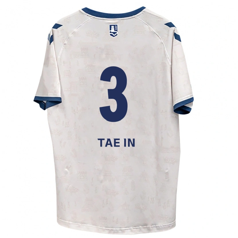 Danxen Mulher Camisola Tae-In Yoon #3 Azul Real Branco Alternativa 2026/27 Camisa Brasil