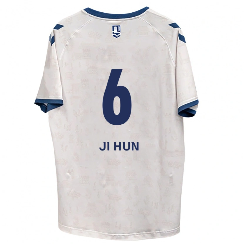 Danxen Mulher Camisola Ji-Hun Kim #6 Azul Real Branco Alternativa 2026/27 Camisa Brasil