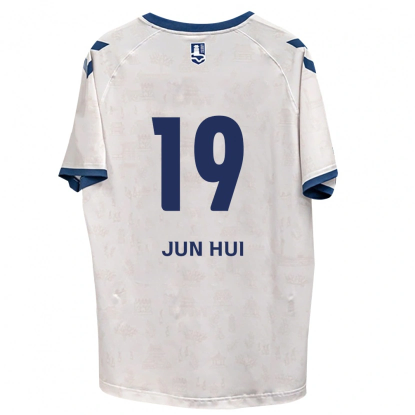 Danxen Mulher Camisola Jun-Hui Park #19 Azul Real Branco Alternativa 2026/27 Camisa Brasil