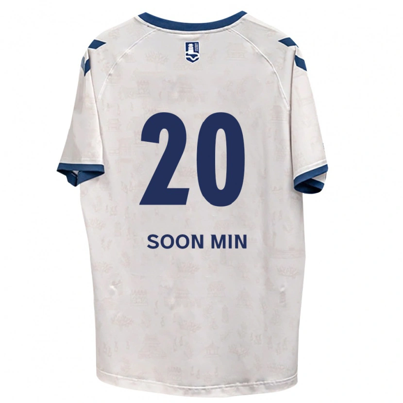 Danxen Mulher Camisola Soon-Min Hwang #20 Azul Real Branco Alternativa 2026/27 Camisa Brasil