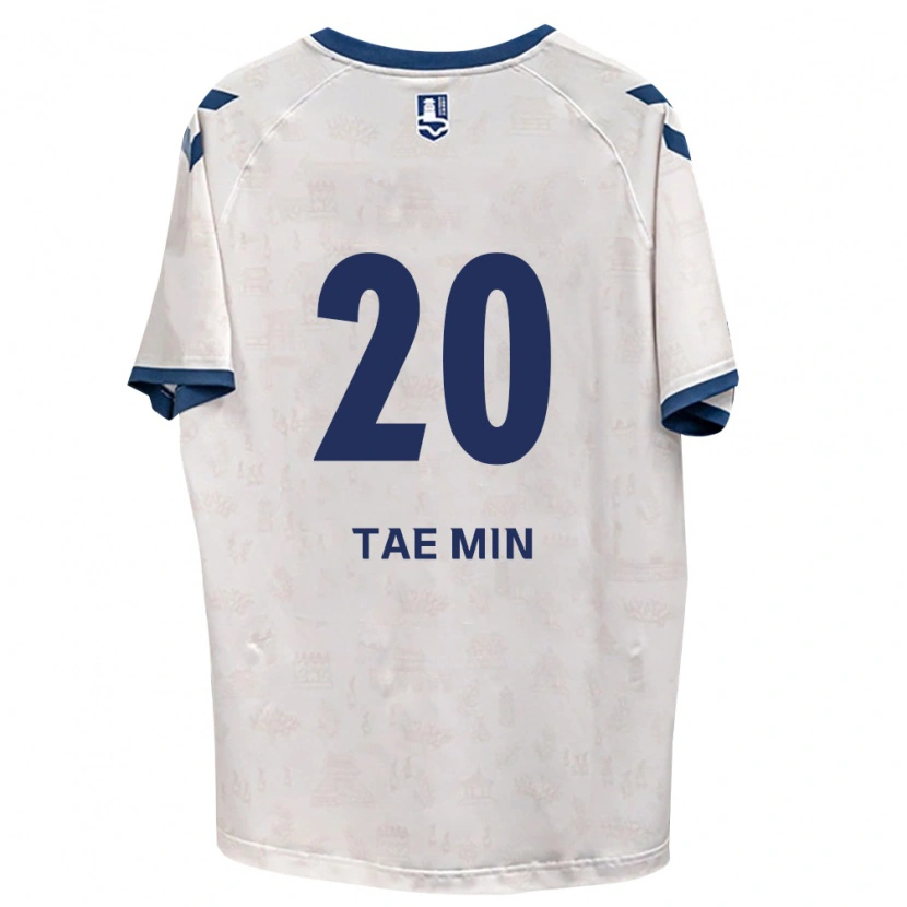 Danxen Mulher Camisola Tae-Min Kim #20 Azul Real Branco Alternativa 2026/27 Camisa Brasil