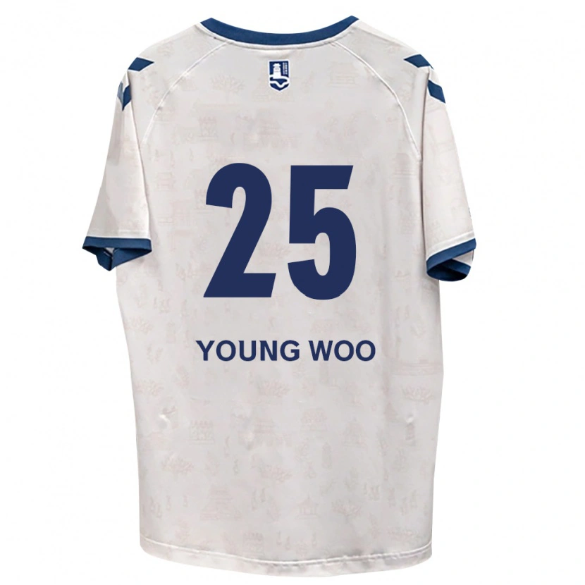 Danxen Mulher Camisola Young-Woo Jang #25 Azul Real Branco Alternativa 2026/27 Camisa Brasil