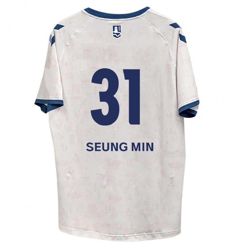 Danxen Mulher Camisola Seung-Min Baek #31 Azul Real Branco Alternativa 2026/27 Camisa Brasil