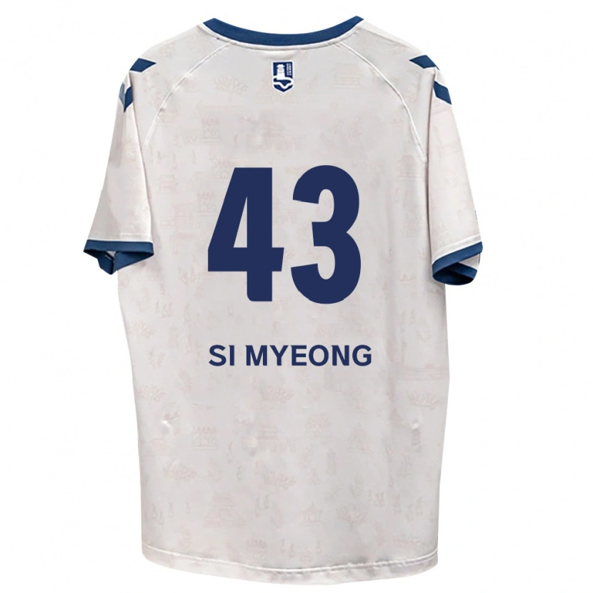 Danxen Mulher Camisola Si-Myeong Lee #43 Azul Real Branco Alternativa 2026/27 Camisa Brasil