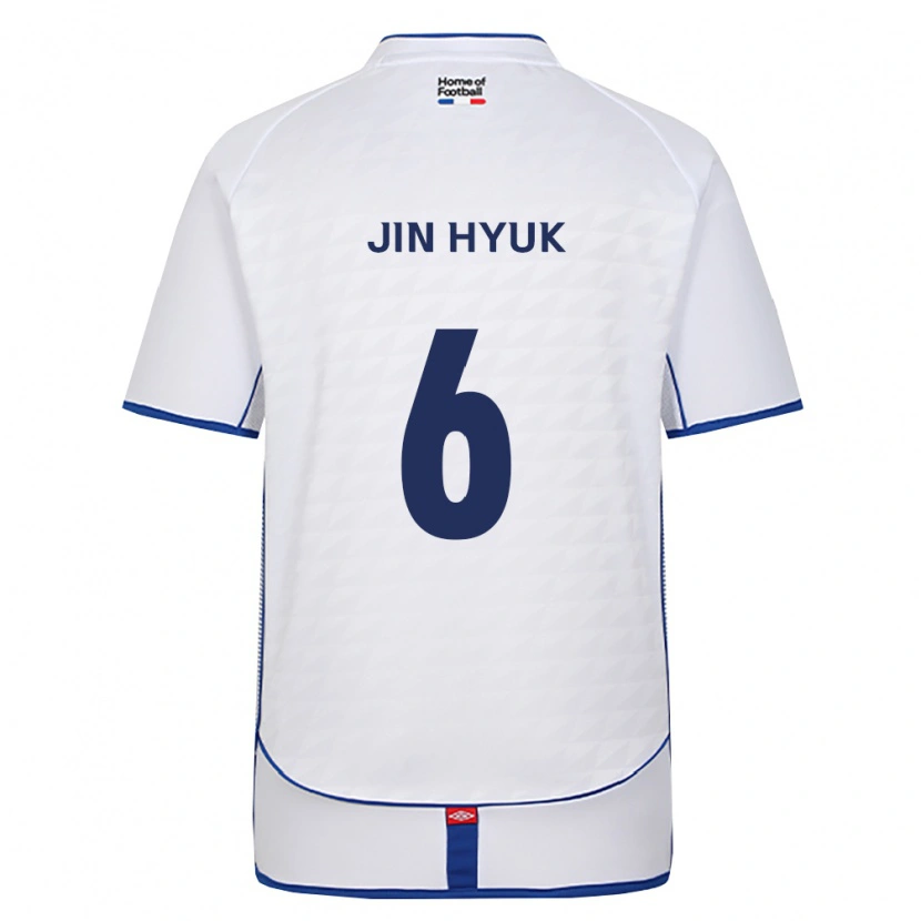 Danxen Mulher Camisola Jin-Hyuk Lee #6 Preto Branco Vermelho Alternativa 2026/27 Camisa Brasil