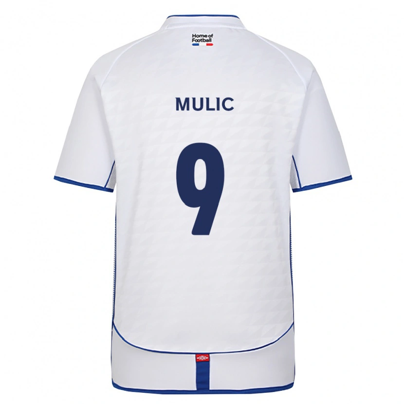 Danxen Mulher Camisola Fejsal Mulic #9 Preto Branco Vermelho Alternativa 2026/27 Camisa Brasil