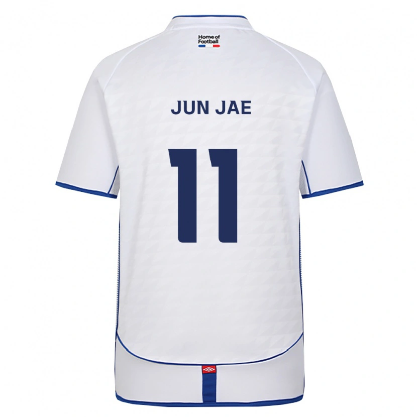 Danxen Mulher Camisola Jun-Jae Lee #11 Preto Branco Vermelho Alternativa 2026/27 Camisa Brasil