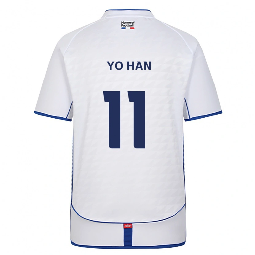 Danxen Mulher Camisola Yo-Han Jang #11 Preto Branco Vermelho Alternativa 2026/27 Camisa Brasil