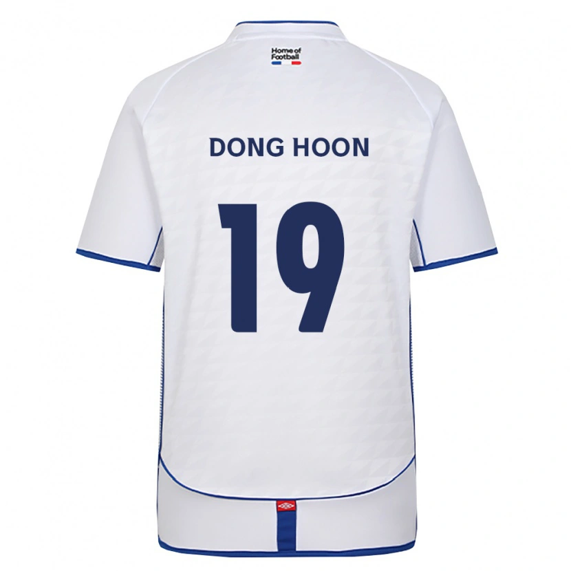 Danxen Mulher Camisola Dong-Hoon Kim #19 Preto Branco Vermelho Alternativa 2026/27 Camisa Brasil