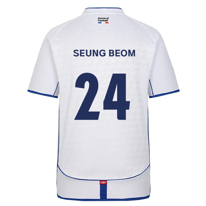 Danxen Mulher Camisola Seung-Beom Ko #24 Preto Branco Vermelho Alternativa 2026/27 Camisa Brasil