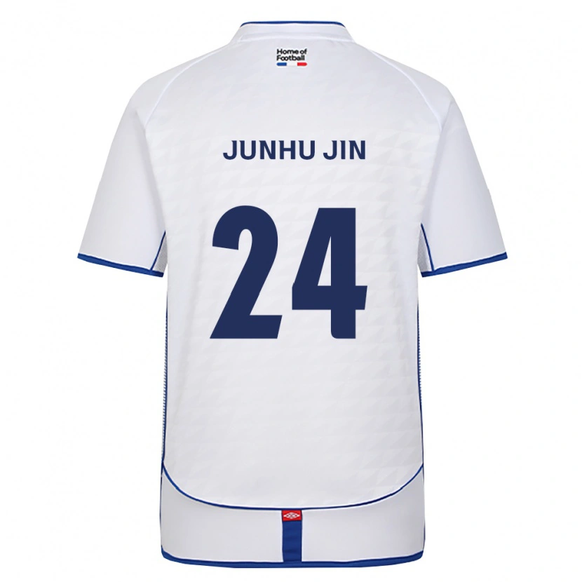 Danxen Mulher Camisola Junhu Jin #24 Preto Branco Vermelho Alternativa 2026/27 Camisa Brasil