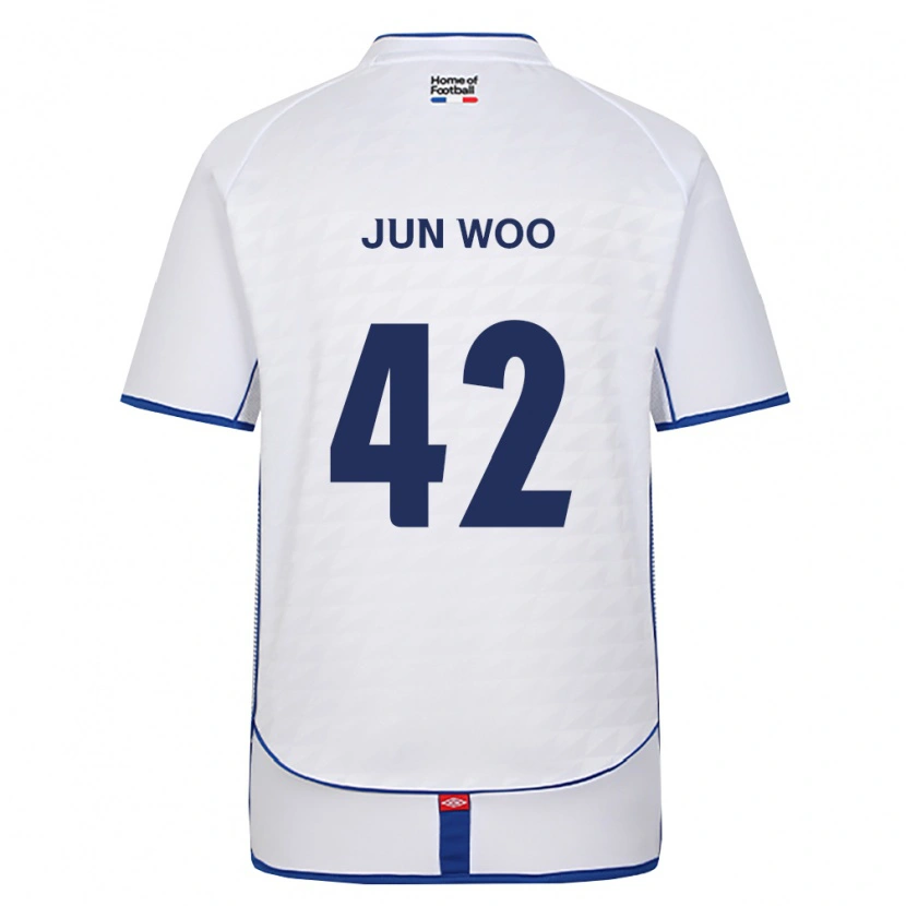 Danxen Mulher Camisola Jun-Woo Lee #42 Preto Branco Vermelho Alternativa 2026/27 Camisa Brasil