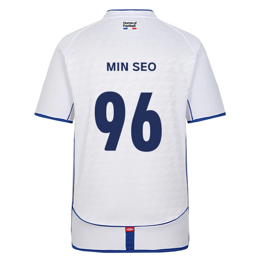 Danxen Mulher Camisola Min-Seo Koo #96 Preto Branco Vermelho Alternativa 2026/27 Camisa Brasil