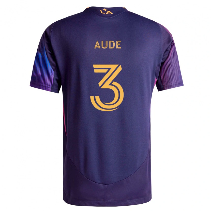 Danxen Mulher Camisola Julián Aude #3 Roxo Escuro Amarelo Alternativa 2026/27 Camisa Brasil