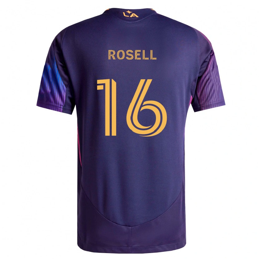 Danxen Mulher Camisola Uri Rosell #16 Roxo Escuro Amarelo Alternativa 2026/27 Camisa Brasil