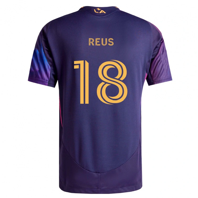 Danxen Mulher Camisola Marco Reus #18 Roxo Escuro Amarelo Alternativa 2026/27 Camisa Brasil